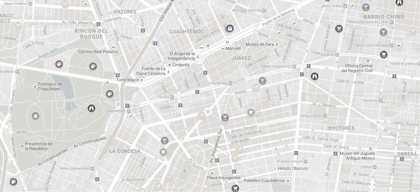 Map background